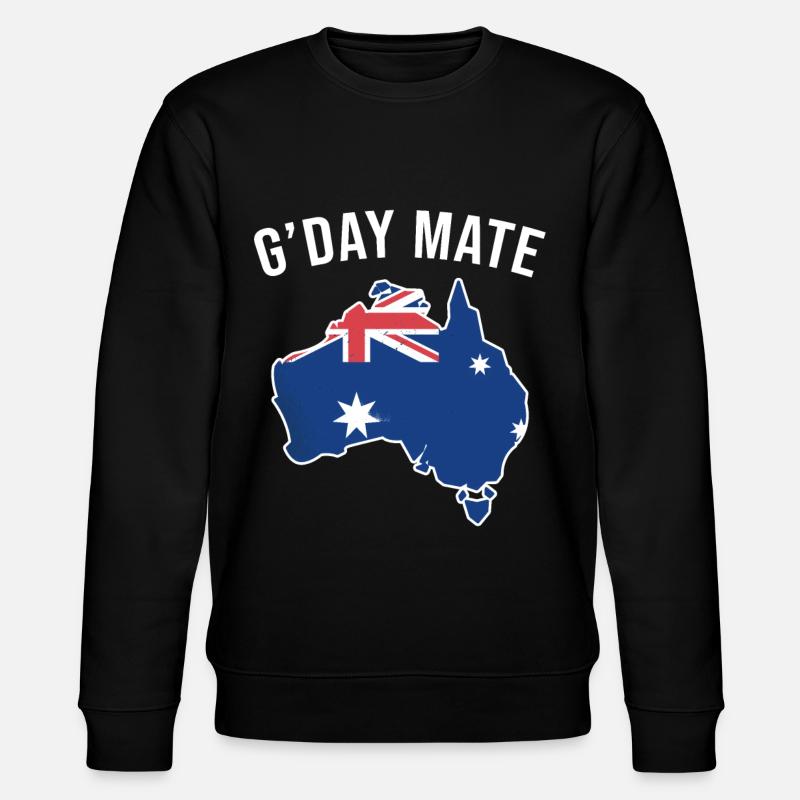 G day mate Australia - Stanley/Stella CHANGER Unisex Organic Sweatshirt - black