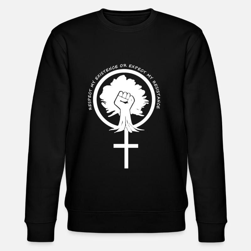Black Lives Matter - Sweat bio CHANGER Stanley/Stella Unisexe - noir