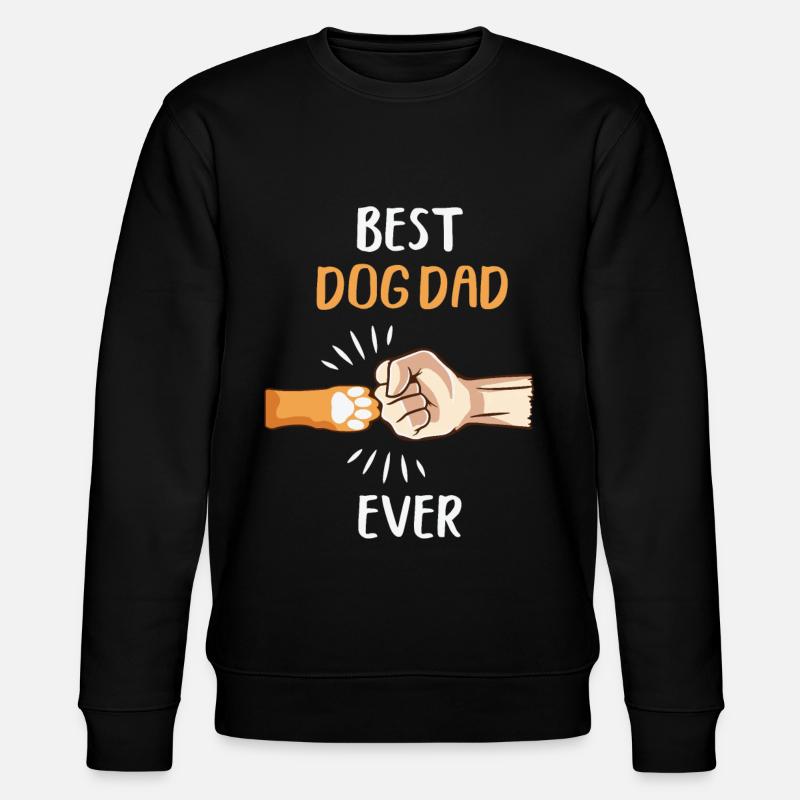 Meilleur papa chien - Sweat bio CHANGER Stanley/Stella Unisexe - noir