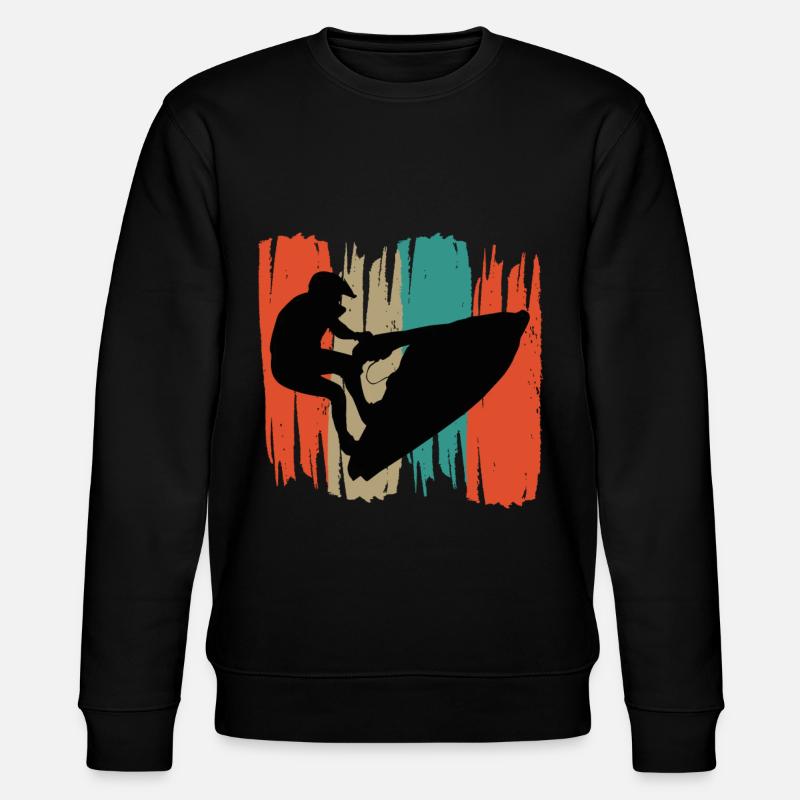 Jetski - Stanley/Stella Unisex Bio-Sweatshirt CHANGER  - Schwarz