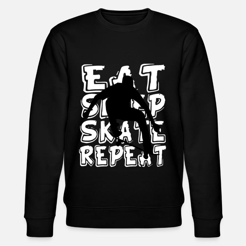 Skateboard Kinder - Stanley/Stella Unisex Bio-Sweatshirt CHANGER  - Schwarz