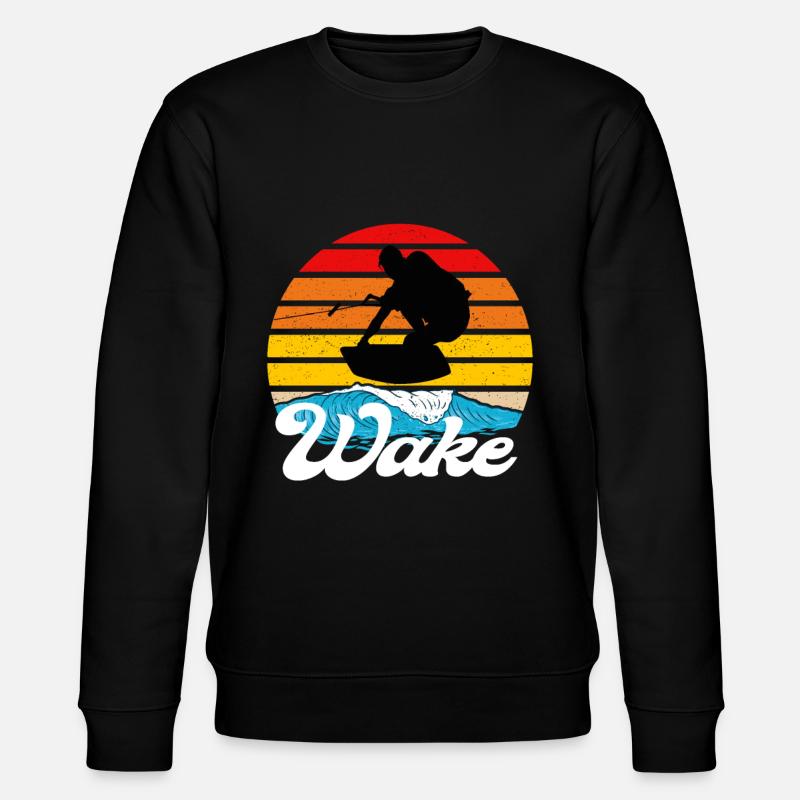 Wakeboard - Sweat bio CHANGER Stanley/Stella Unisexe - noir