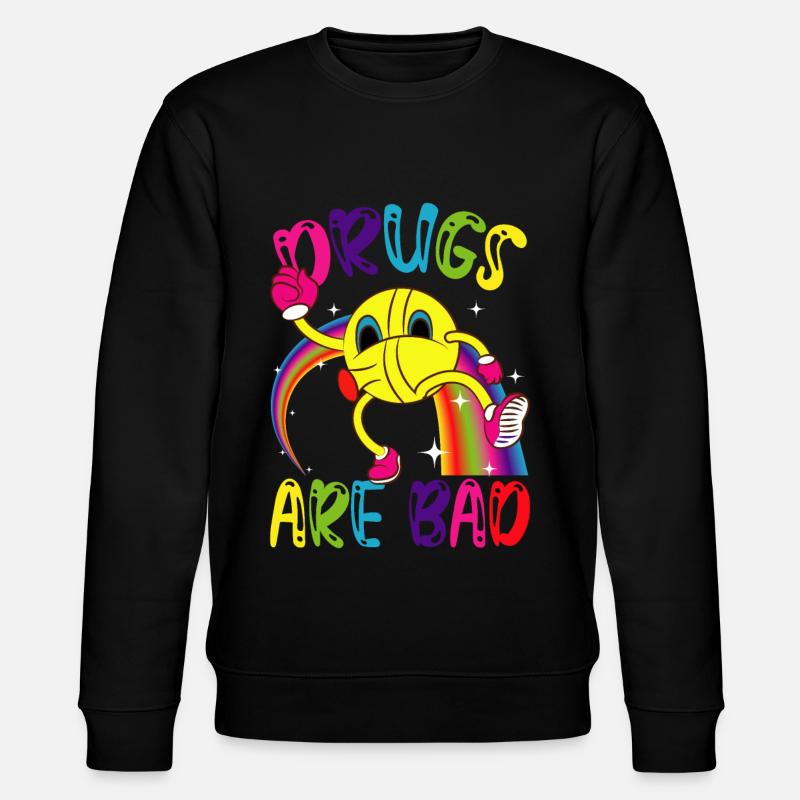 Festival Psychedelic - Stanley/Stella Unisex Bio-Sweatshirt CHANGER  - Schwarz