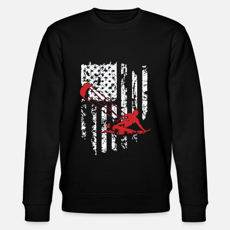 kitesurfing - Stanley/Stella Unisex Bio-Sweatshirt CHANGER  - Schwarz