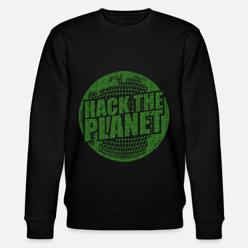 Hack the planet - Stanley/Stella CHANGER Unisex Organic Sweatshirt - black