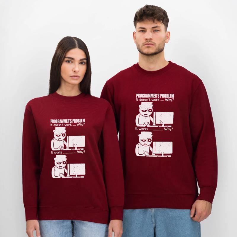 Programmer meme computer computer scientist Stanley/Stella CHANGER Unisex Organic Sweatshirt