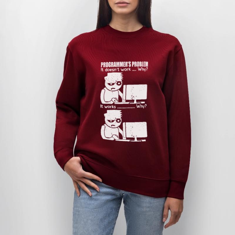 Programmierer Meme Computer Informatiker Stanley/Stella Unisex Bio-Sweatshirt CHANGER 