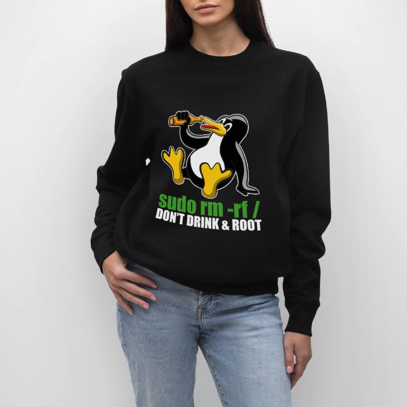 Sudo Rm Root Linux Tux Unix Insider Programmierer Stanley/Stella Unisex Bio-Sweatshirt CHANGER 