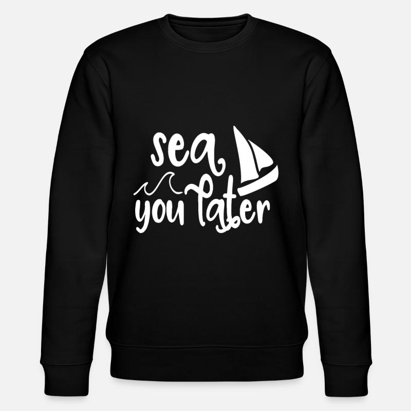 sailing - Stanley/Stella CHANGER Unisex Organic Sweatshirt - black