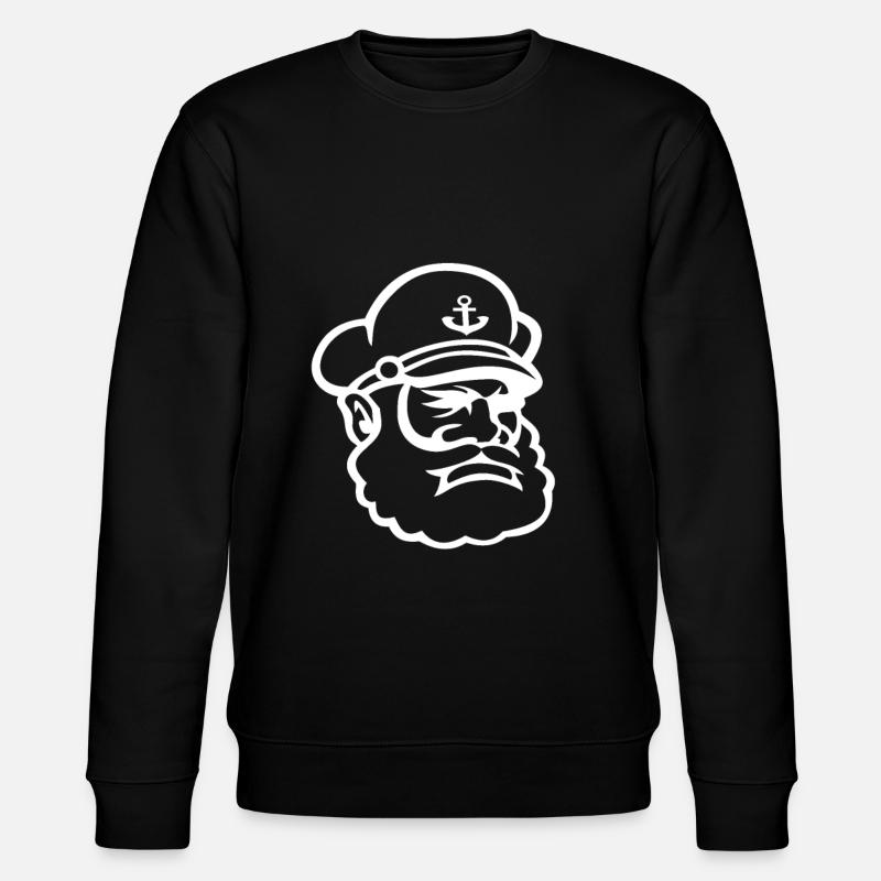 Kapitän - Stanley/Stella Unisex Bio-Sweatshirt CHANGER  - Schwarz