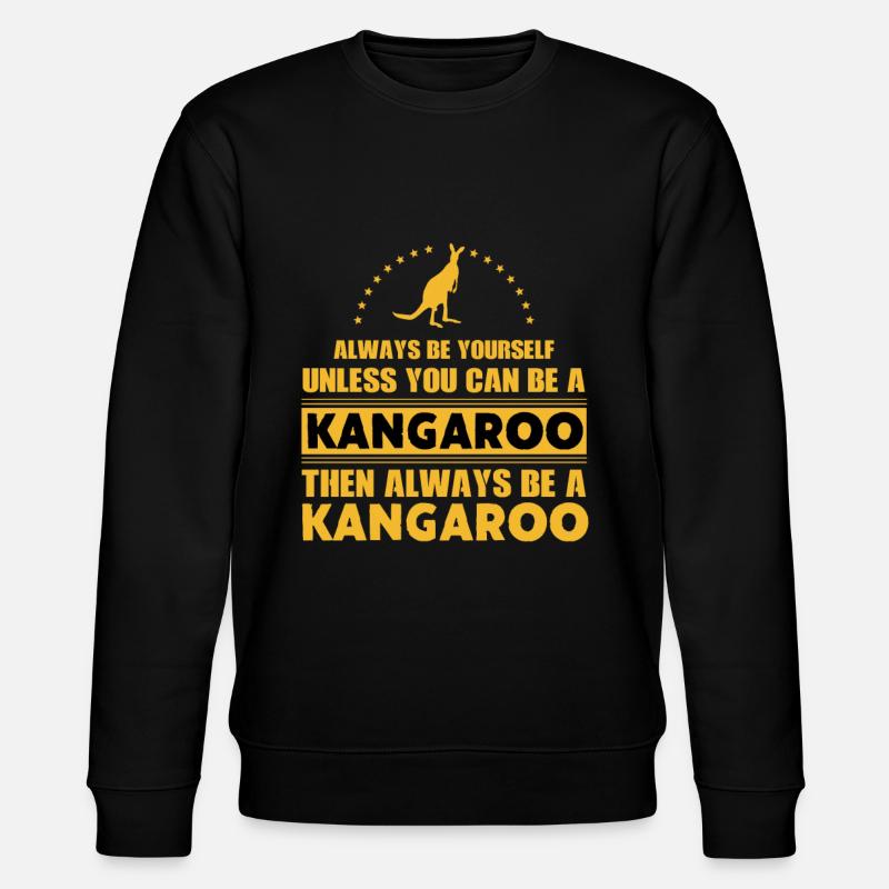 Kangaroo - Stanley/Stella CHANGER Unisex Organic Sweatshirt - black
