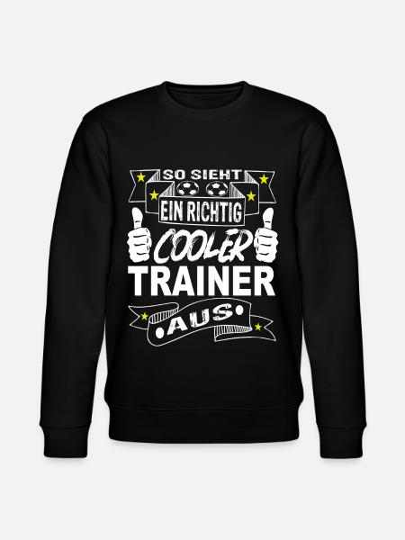 Fußball trainer - Stanley/Stella Unisex Bio-Sweatshirt CHANGER - Schwarz