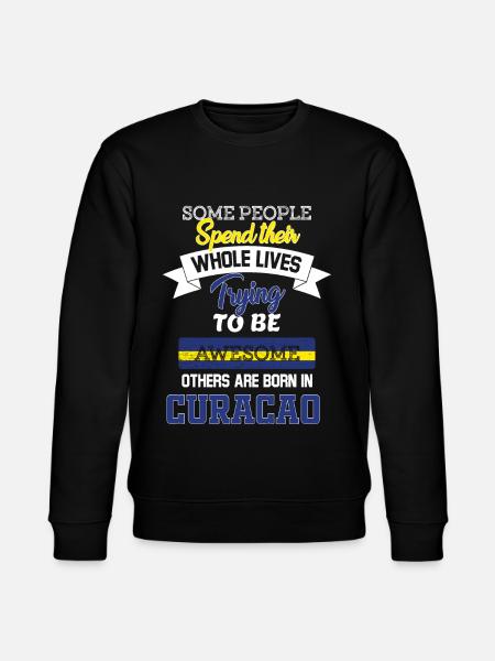 Born in Curacao - Stanley/Stella CHANGER Unisex Organic Sweatshirt - black