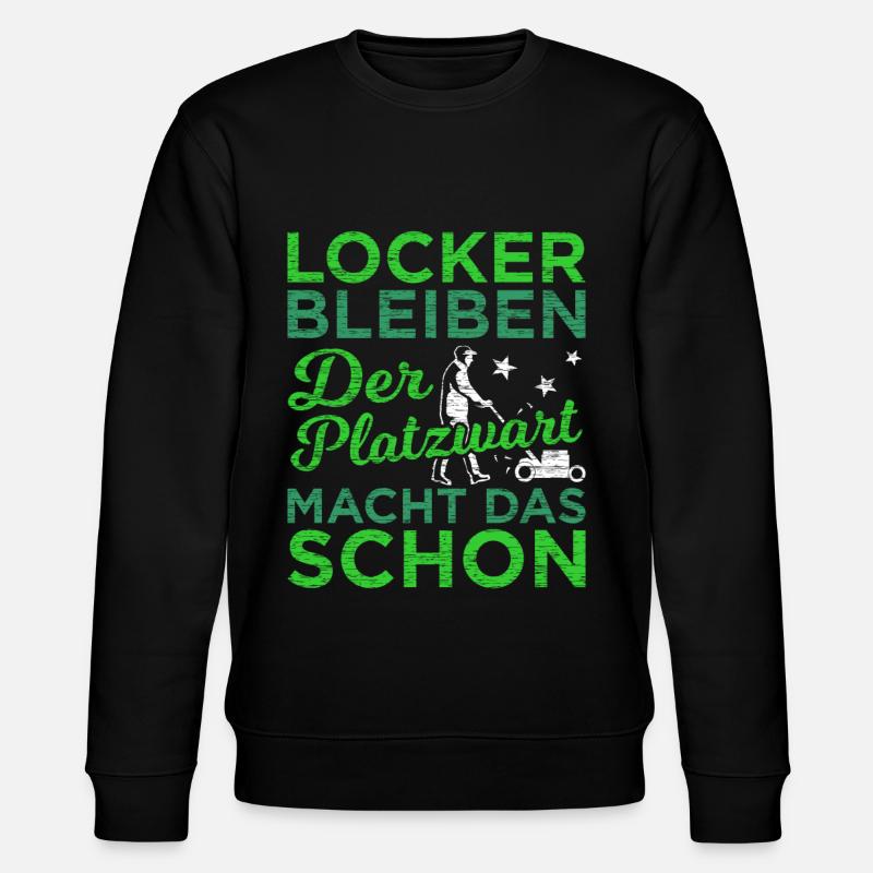 Greenkeeper Geschenk - Stanley/Stella Unisex Bio-Sweatshirt CHANGER  - Schwarz