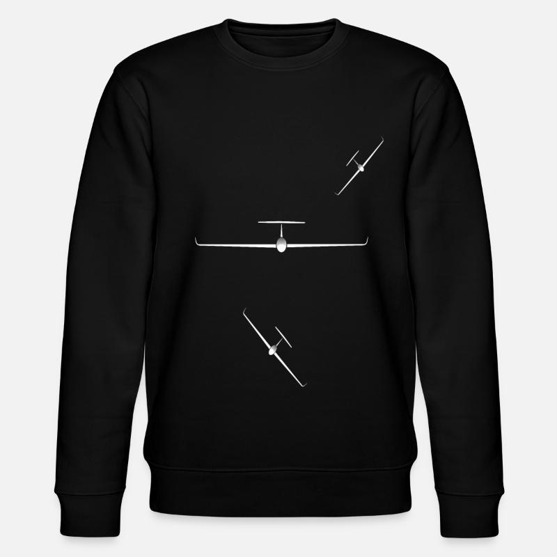Glider glider glider - Stanley/Stella CHANGER Unisex Organic Sweatshirt - black