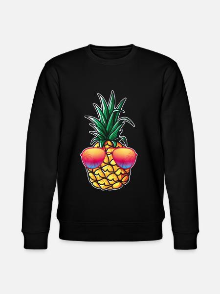 mit Ananas Damen Kostüm Karneval Strand Party - Stanley/Stella Unisex Bio-Sweatshirt CHANGER - Schwarz