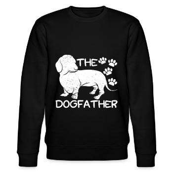 Teckel Dogfather propriétaire chiens Teckels - Sweat bio CHANGER Stanley/Stella Unisexe - noir - Devant - Nik (191cm) & Marisol (170cm)