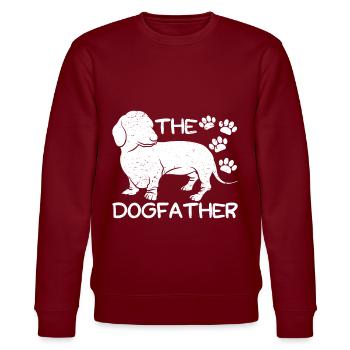 Teckel Dogfather propriétaire chiens Teckels - Sweat bio CHANGER Stanley/Stella Unisexe - bordeaux - Devant - Nik (191cm) & Marisol (170cm)