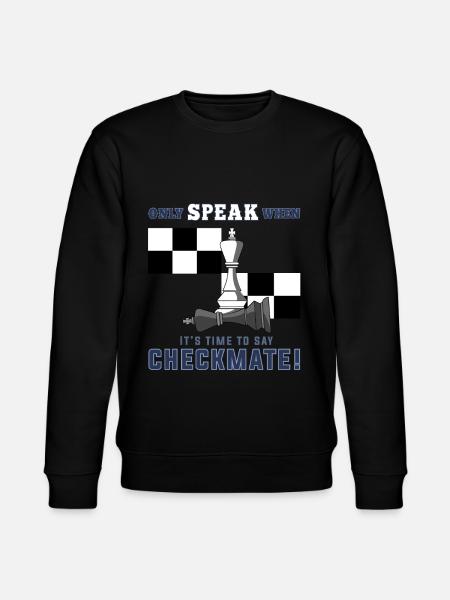 Chess, chess checkmate, chess pawns - Stanley/Stella CHANGER Unisex Organic Sweatshirt - black