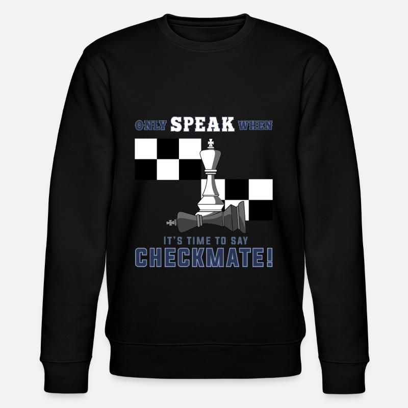Chess, chess checkmate, chess pawns - Stanley/Stella CHANGER Unisex Organic Sweatshirt - black
