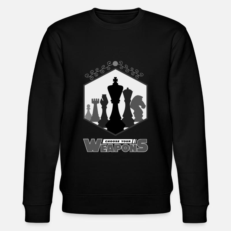 Échecs, joueurs d'échecs, échecs - Sweat bio CHANGER Stanley/Stella Unisexe - noir