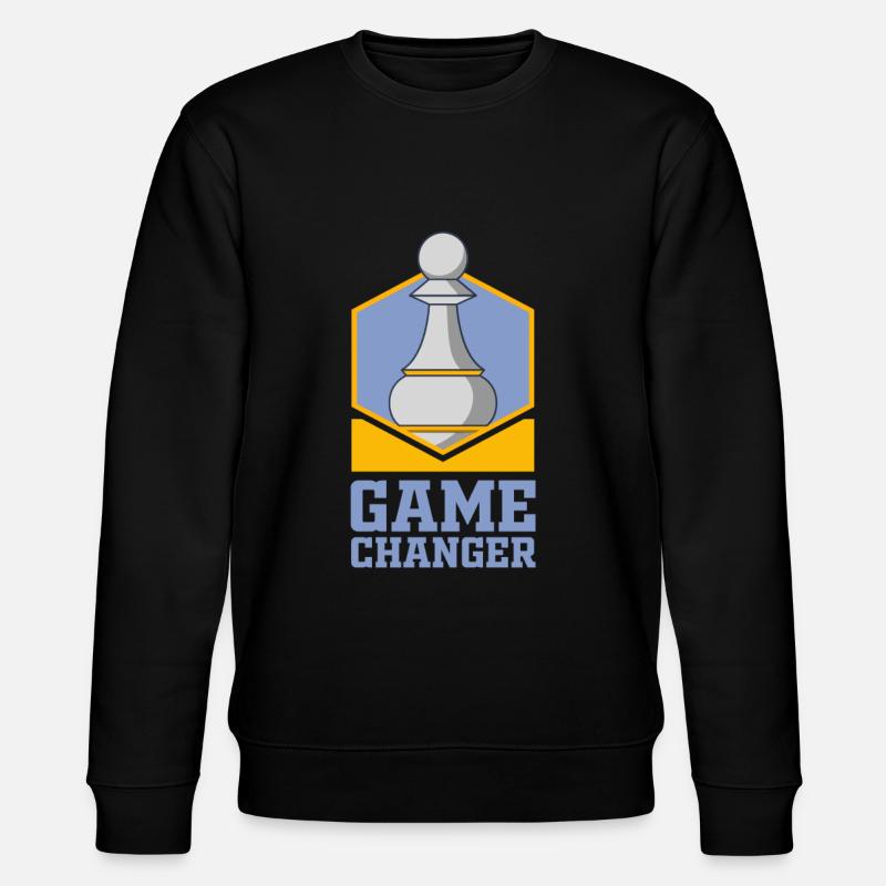 Chess, Chess Chess, Chess Checkmate - Stanley/Stella CHANGER Unisex Organic Sweatshirt - black