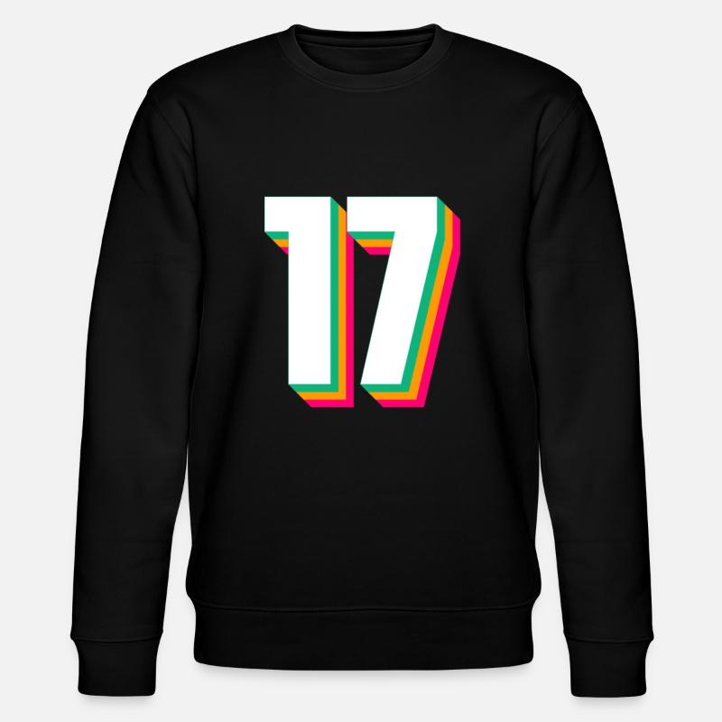 17 - Stanley/Stella CHANGER Unisex Organic Sweatshirt - black