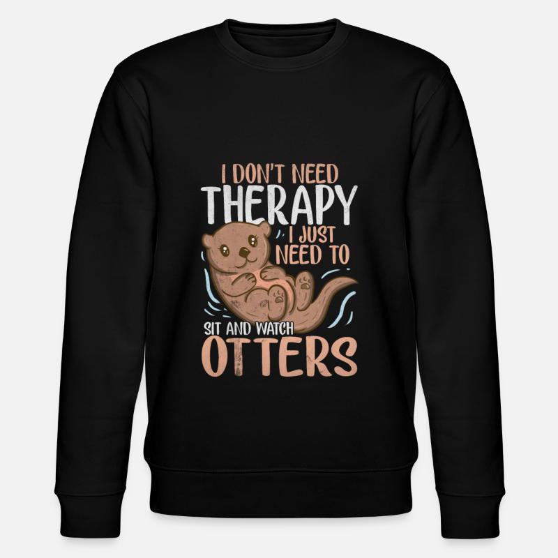 Otter - Stanley/Stella Unisex Bio-Sweatshirt CHANGER  - Schwarz
