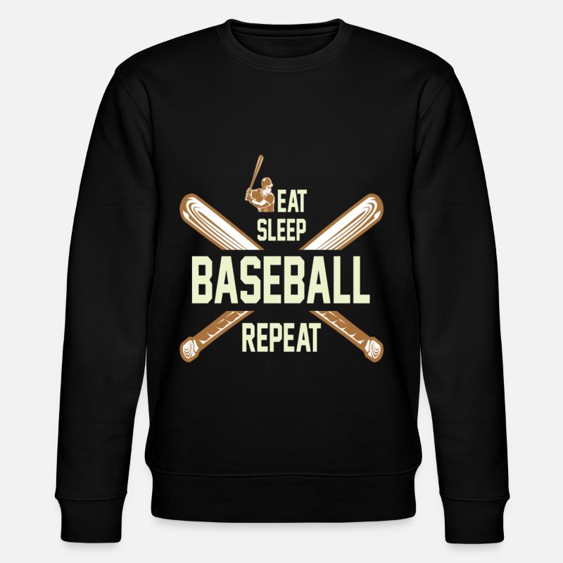 Baseball - Stanley/Stella Unisex Bio-Sweatshirt CHANGER  - Schwarz