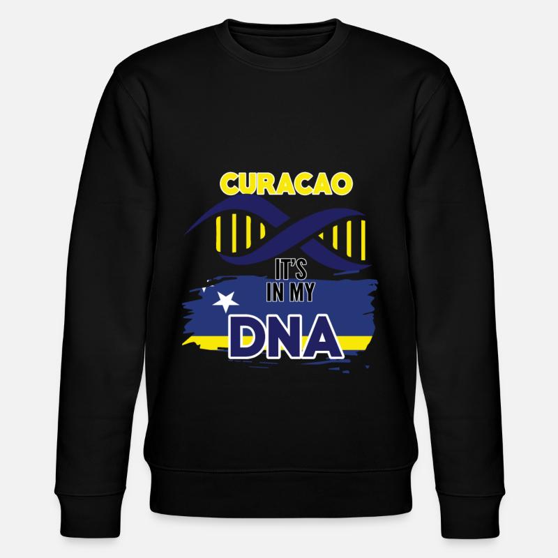 Curacao is in my DNA - Stanley/Stella CHANGER Unisex Organic Sweatshirt - black