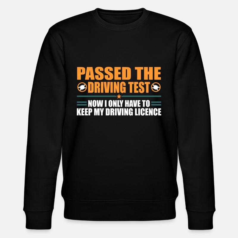 Driving Test Driving Licence - Stanley/Stella Unisex Bio-Sweatshirt CHANGER  - Schwarz