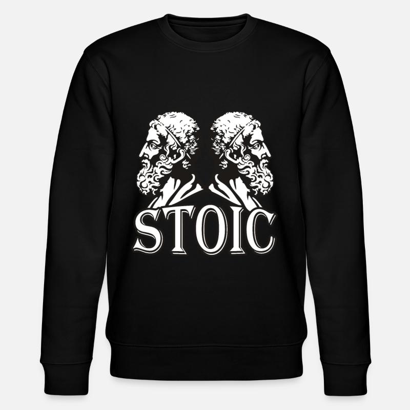 Stoic philosopher - Stanley/Stella CHANGER Unisex Organic Sweatshirt - black