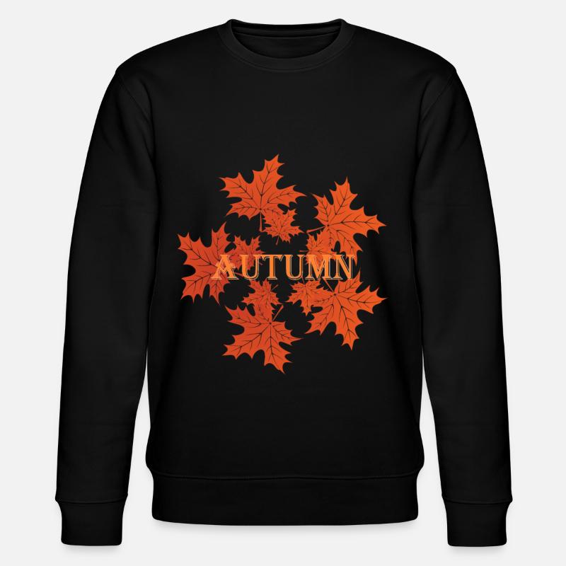 Automne mois, feuilles d’automne - Sweat bio CHANGER Stanley/Stella Unisexe - noir