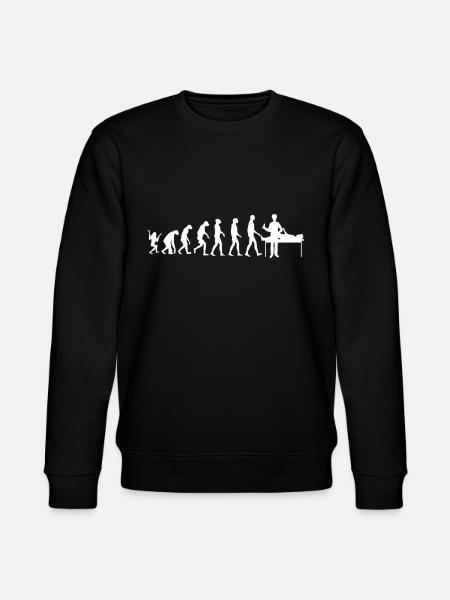Physiotherapist Evolution Physio Gymnastics Massage - Stanley/Stella CHANGER Unisex Organic Sweatshirt - black