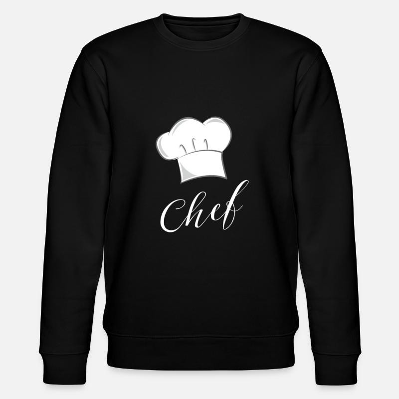 Chef Koch kochen Cuisine - Stanley/Stella Unisex Bio-Sweatshirt CHANGER  - Schwarz