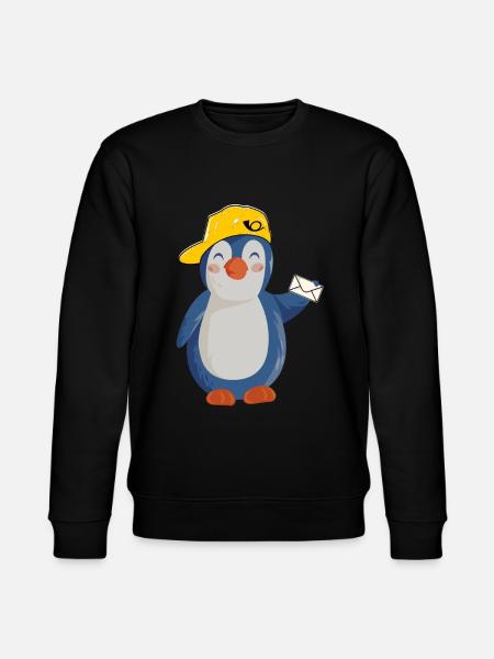 Postman Postman Postman Funny Pingu - Stanley/Stella CHANGER Unisex Organic Sweatshirt - black