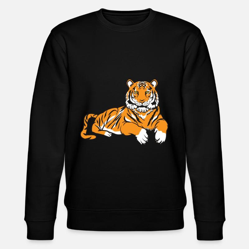tigre du Bengale - Sweat bio CHANGER Stanley/Stella Unisexe - noir