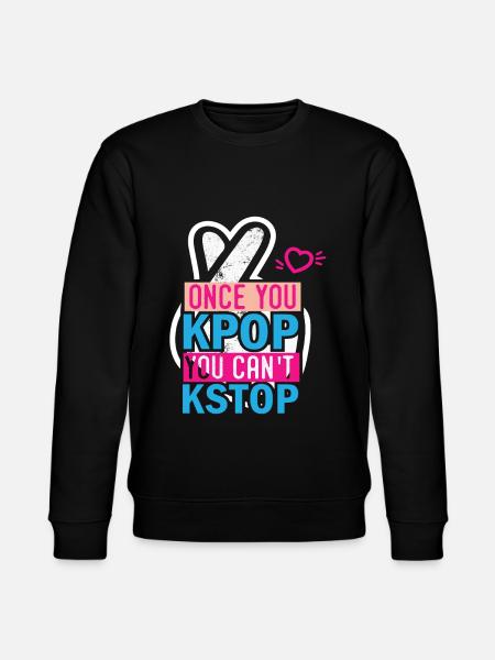 K-pop k-pop vaatteet k-pop musiikki k-pop - Stanley/Stella CHANGER unisex luomu-collegepaita - musta