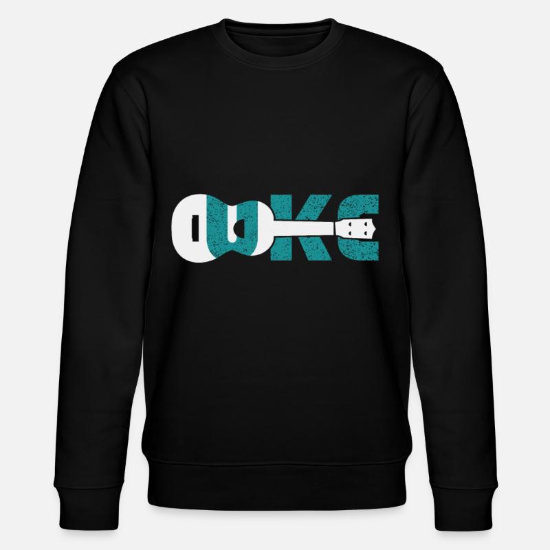 ukulele - Stanley/Stella CHANGER Unisex Organic Sweatshirt - black