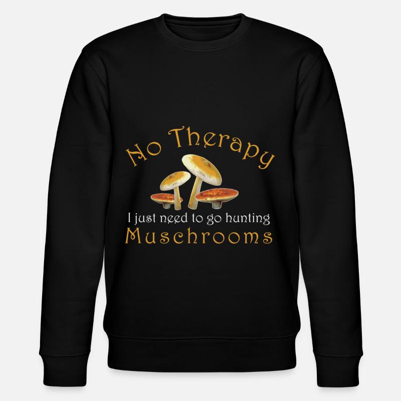 Récolter des champignons - Sweat bio CHANGER Stanley/Stella Unisexe - noir