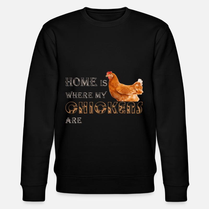 Poulets, amateurs de poulet - Sweat bio CHANGER Stanley/Stella Unisexe - noir