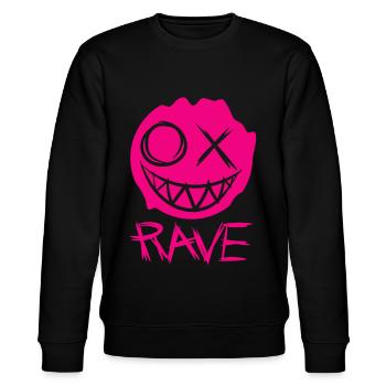 Dames techno rave - Sweat bio CHANGER Stanley/Stella Unisexe - noir - Devant - Nik (191cm) & Marisol (170cm)
