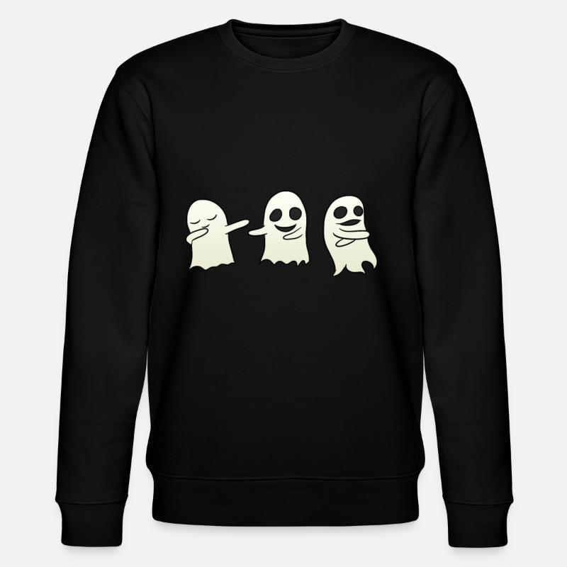 Dancing Ghost - Stanley/Stella CHANGER Unisex Organic Sweatshirt - black
