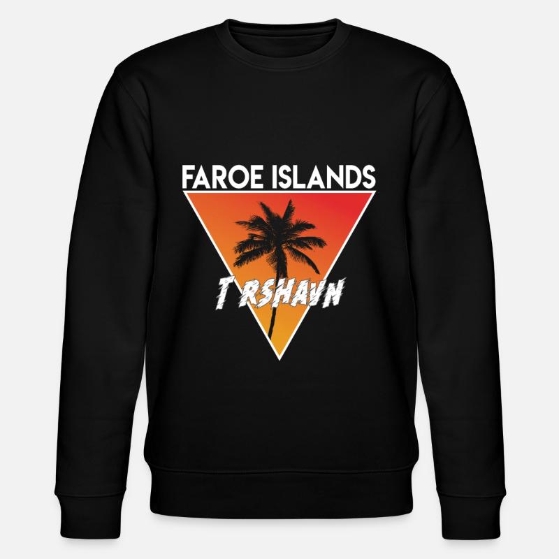 îles Féroé avec capitale - Sweat bio CHANGER Stanley/Stella Unisexe - noir