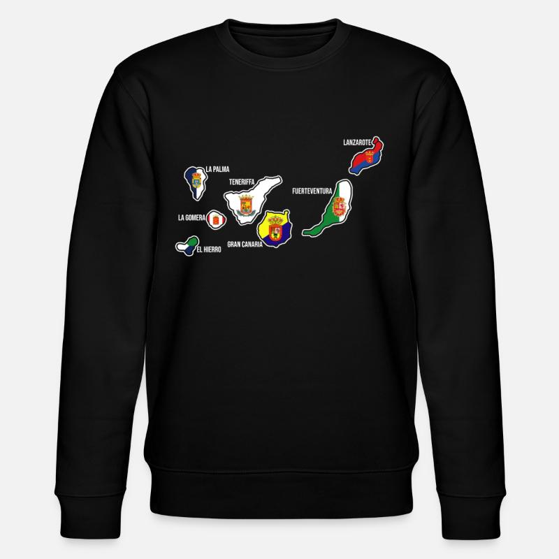 Canary Islands Canaries emigration - Stanley/Stella CHANGER Unisex Organic Sweatshirt - black