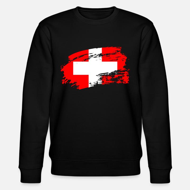 switzerland switzerland - Sweat bio CHANGER Stanley/Stella Unisexe - noir