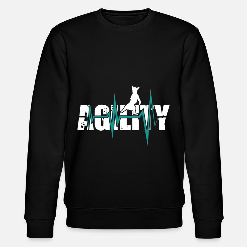 Chiens d'agilité - agilité - Sweat bio CHANGER Stanley/Stella Unisexe - noir