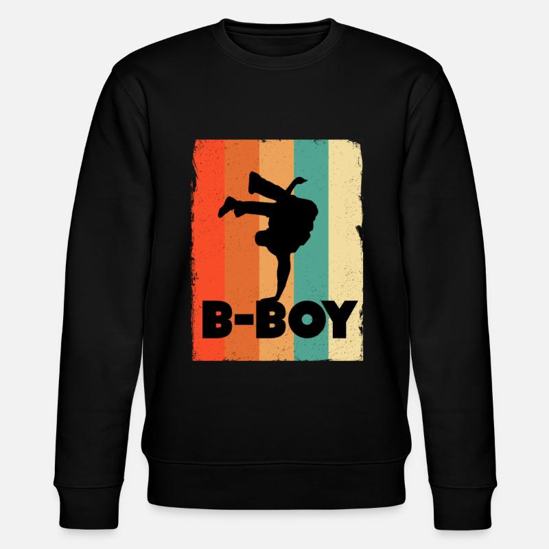 Breakdance Kinder - Stanley/Stella Unisex Bio-Sweatshirt CHANGER - Schwarz