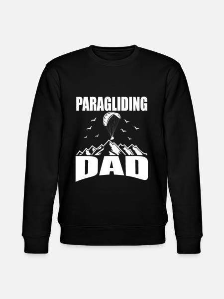 Gleitschirm Piloten Paraglider Paragliding Dad - Stanley/Stella Unisex Bio-Sweatshirt CHANGER  - Schwarz