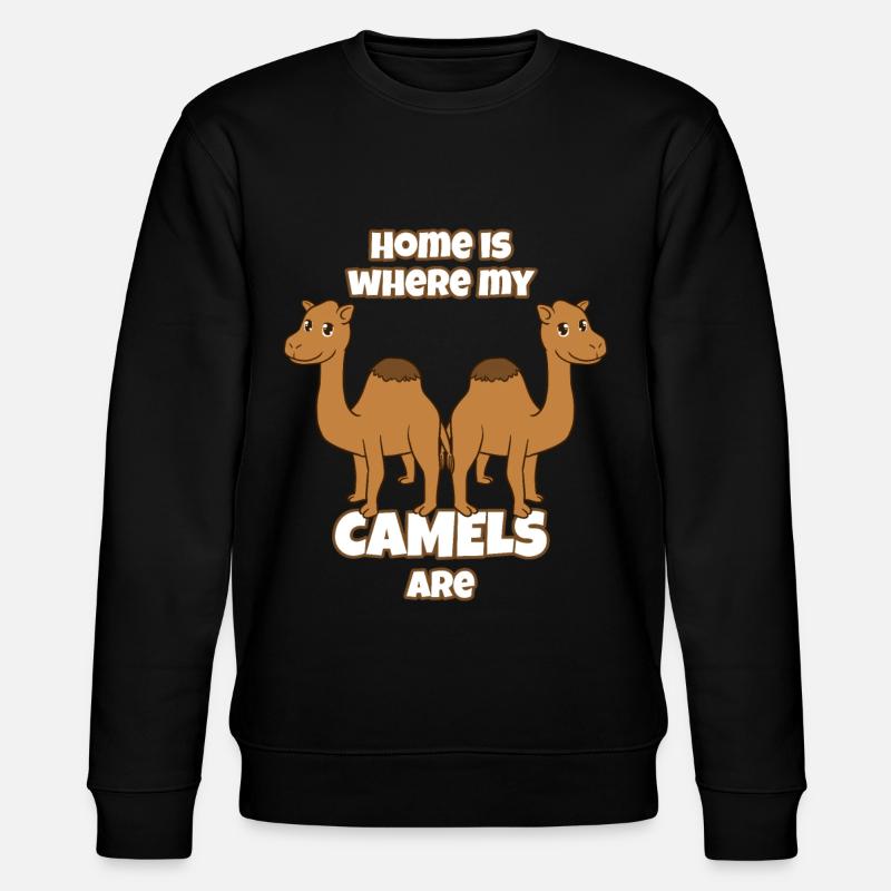 Chameaux - Sweat bio CHANGER Stanley/Stella Unisexe - noir